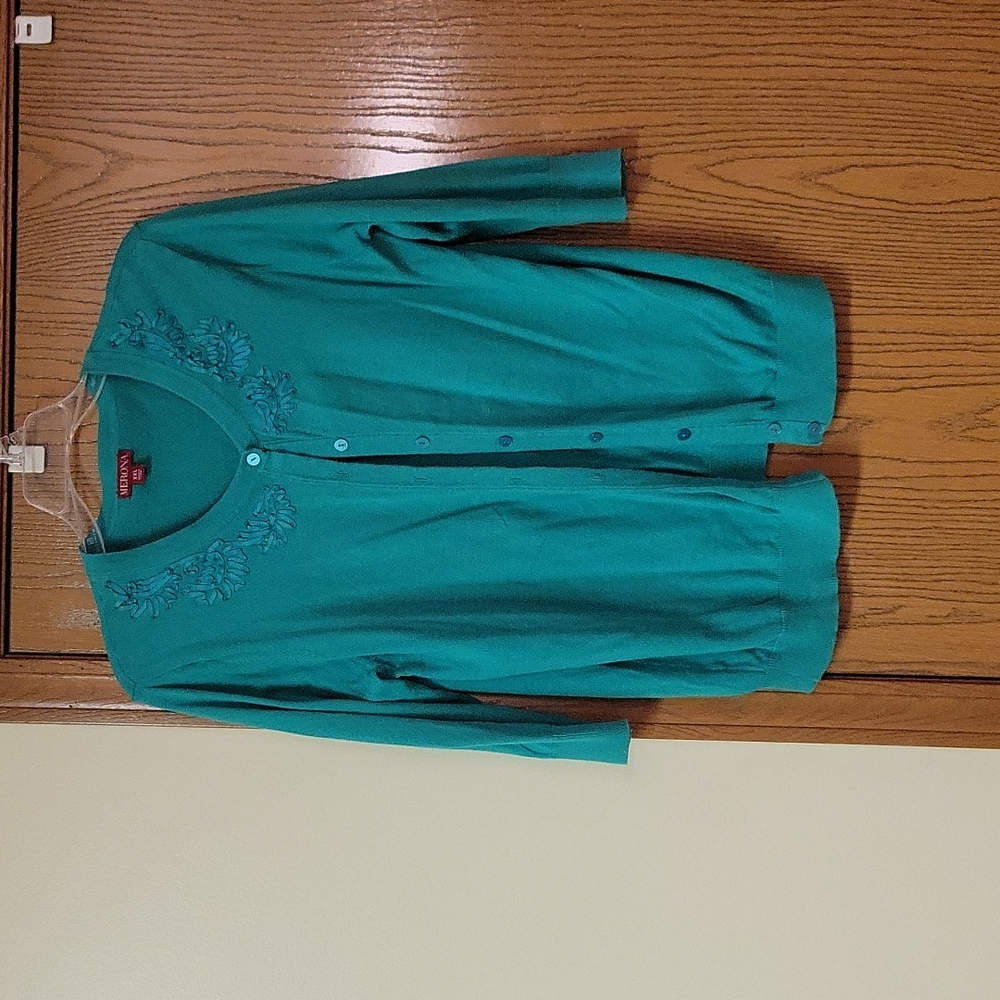 Merona Green Cardigan
